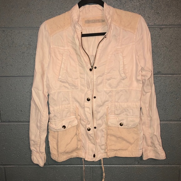 Max Jeans Jackets & Blazers - Max Jeans Lace Eyelet Utility Jacket | Size Xs